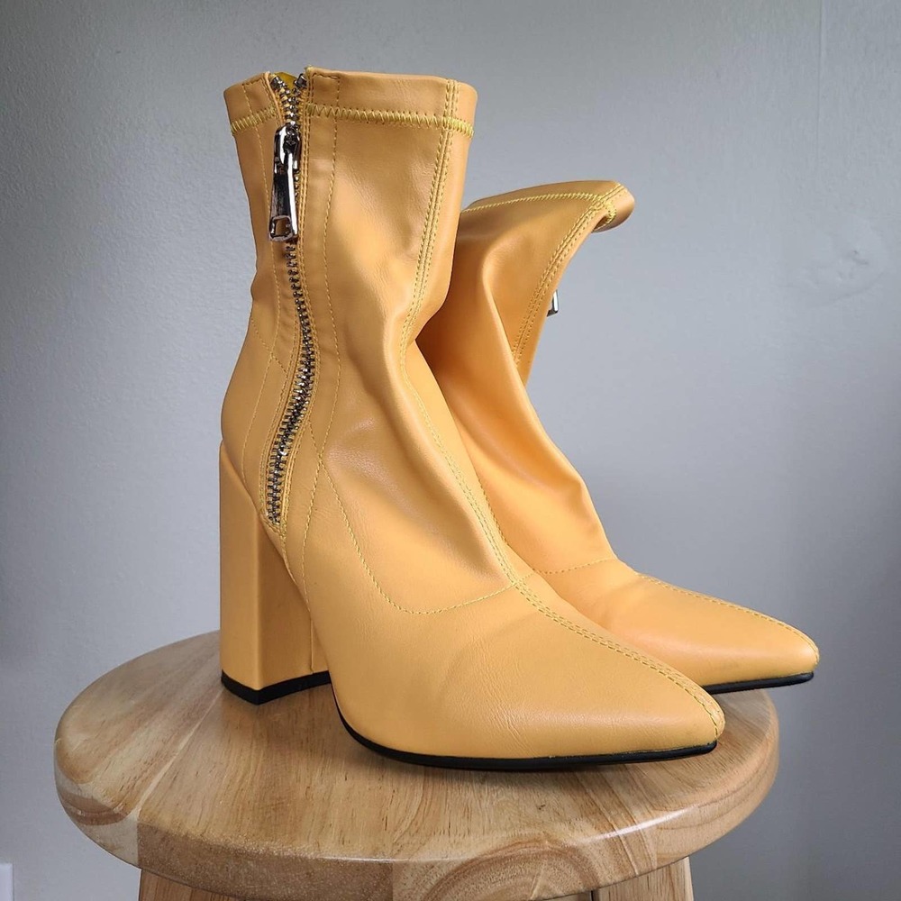 Public Desire Yellow Boots AS IS